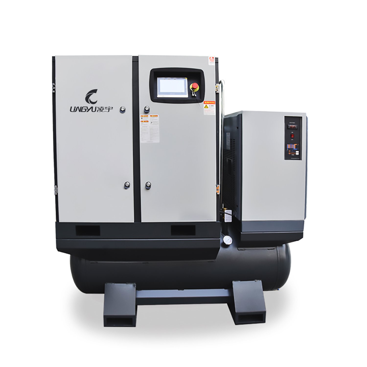 Wholesale to B Rotary Screw Compressor Single Phase Screw Compressors Screw Air Compressor with Dryer 10 Hp 5kw Water Pumping