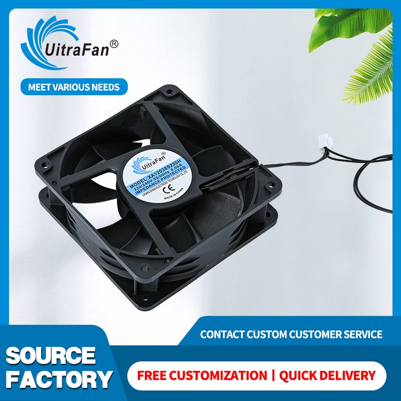 12038 AC Fan Clothes Dryer Cooling Fan Voltage 220v Cabinet Equipment Cooling 12cm