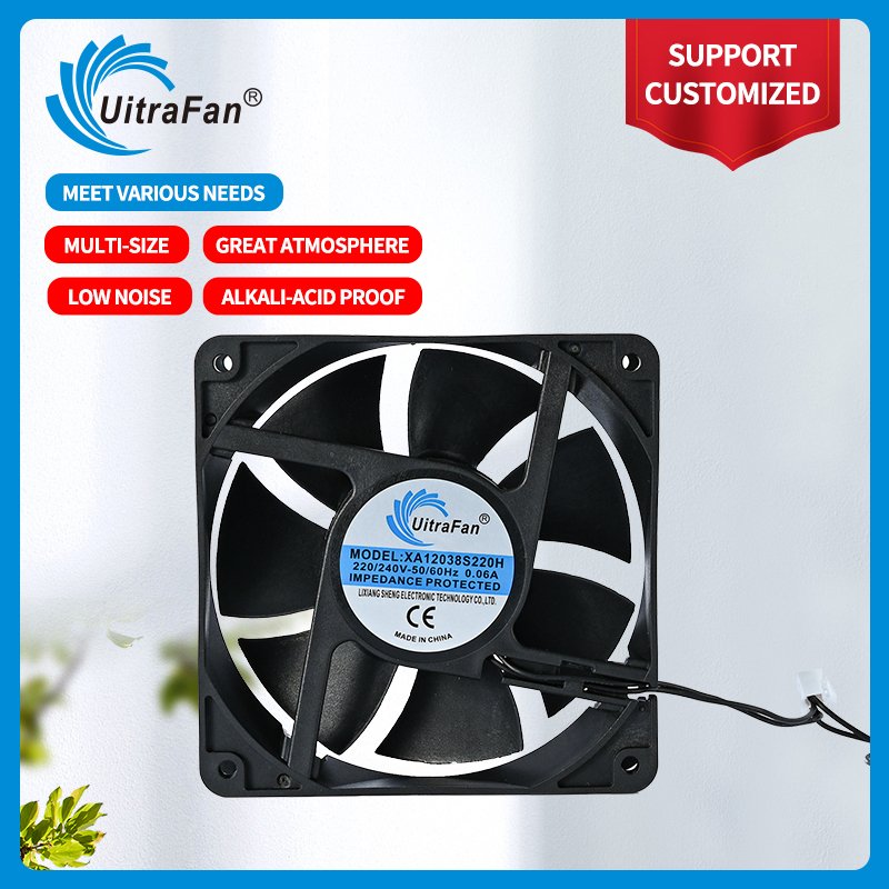 12038 AC Fan Clothes Dryer Cooling Fan Voltage 220v Cabinet Equipment Cooling 12cm