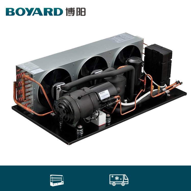 Tecumseh Unit Replacement Low Height Air Cooled Condenser for Cargo Van Refrigeration Heat Exchange Parts R448a R449a Unit
