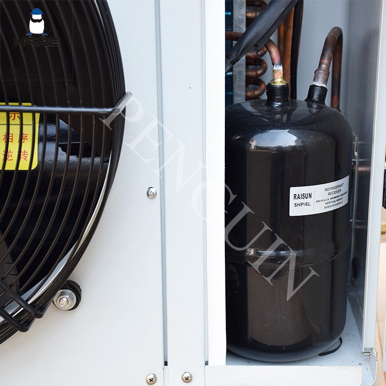 Scroll Compressor Box 5HP Double Two Fan air Cooler Condensing Unit