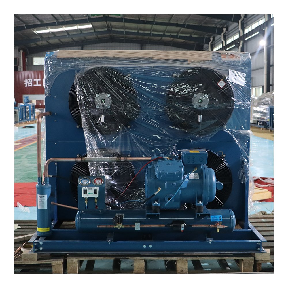Compressor 20HP 25HP 30HP Semi Enclosed Piston Compressor R404a Refrigeration Condensing Unit