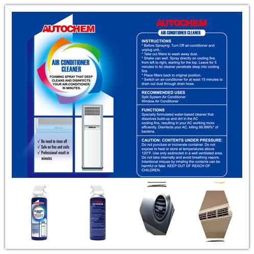 500ml High Quality Direct Factory Supply Air Condition Cleaner Spray for Home and Car