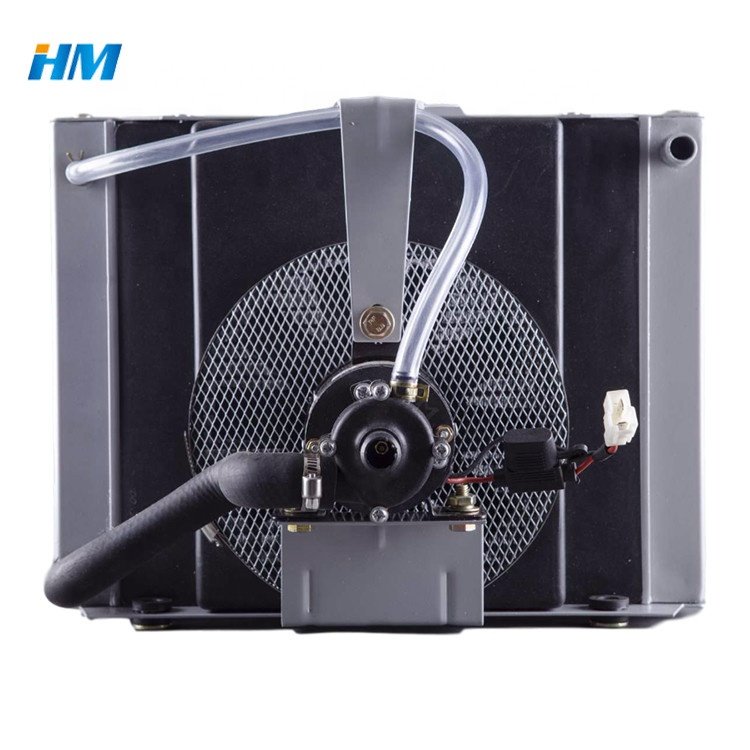 Manufacturer Good Sell Ac Condenser Price Aluminum Radiator Water tank Cooling Cooler with 24v Fan