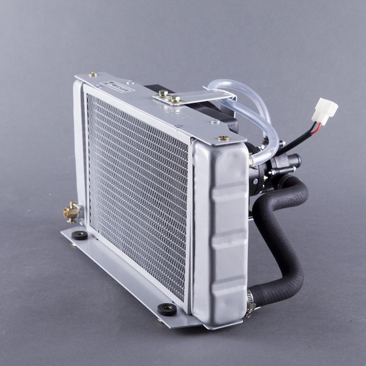 Manufacturer Good Sell Ac Condenser Price Aluminum Radiator Water tank Cooling Cooler with 24v Fan