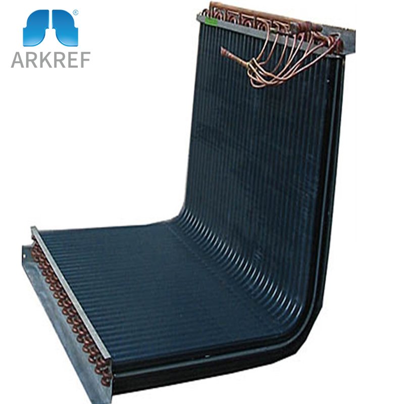 L Type Aluminum Fin Heat Pump Condenser Coils L Shaped Refrigerator Air Cooled Condenser Coil