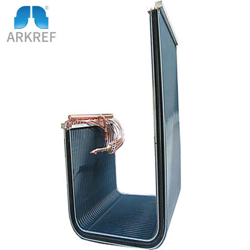 L Type Aluminum Fin Heat Pump Condenser Coils L Shaped Refrigerator Air Cooled Condenser Coil