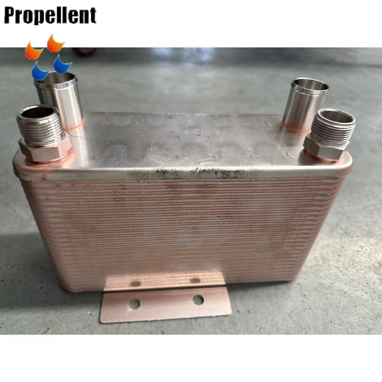 Evaporator Brazed Plate Heat Exchanger 25kw 75kw 225kw Swep Heat Exchanger