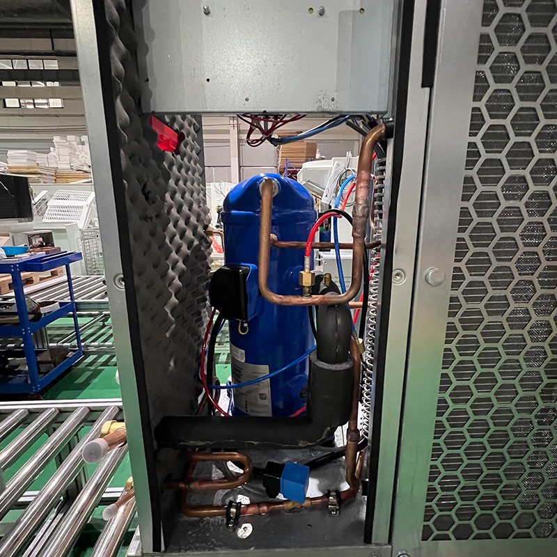 Freezer Parts Refrigeration Mini Condenser Micro Channel Aluminum Heat Exchanger Air Cooled Refrigerator Condenser