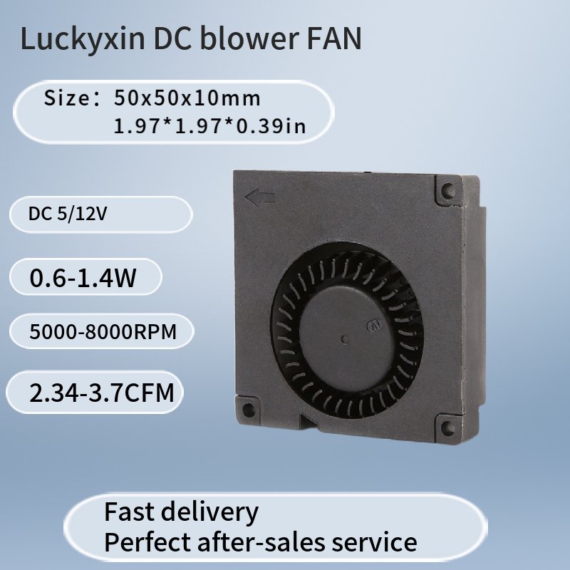 50x50x10mm Dc12v 24volt 6500RPM Car Blower Fan Exhaust Mini Motor for honda City Laminar air Flow Blower Cooling Fan