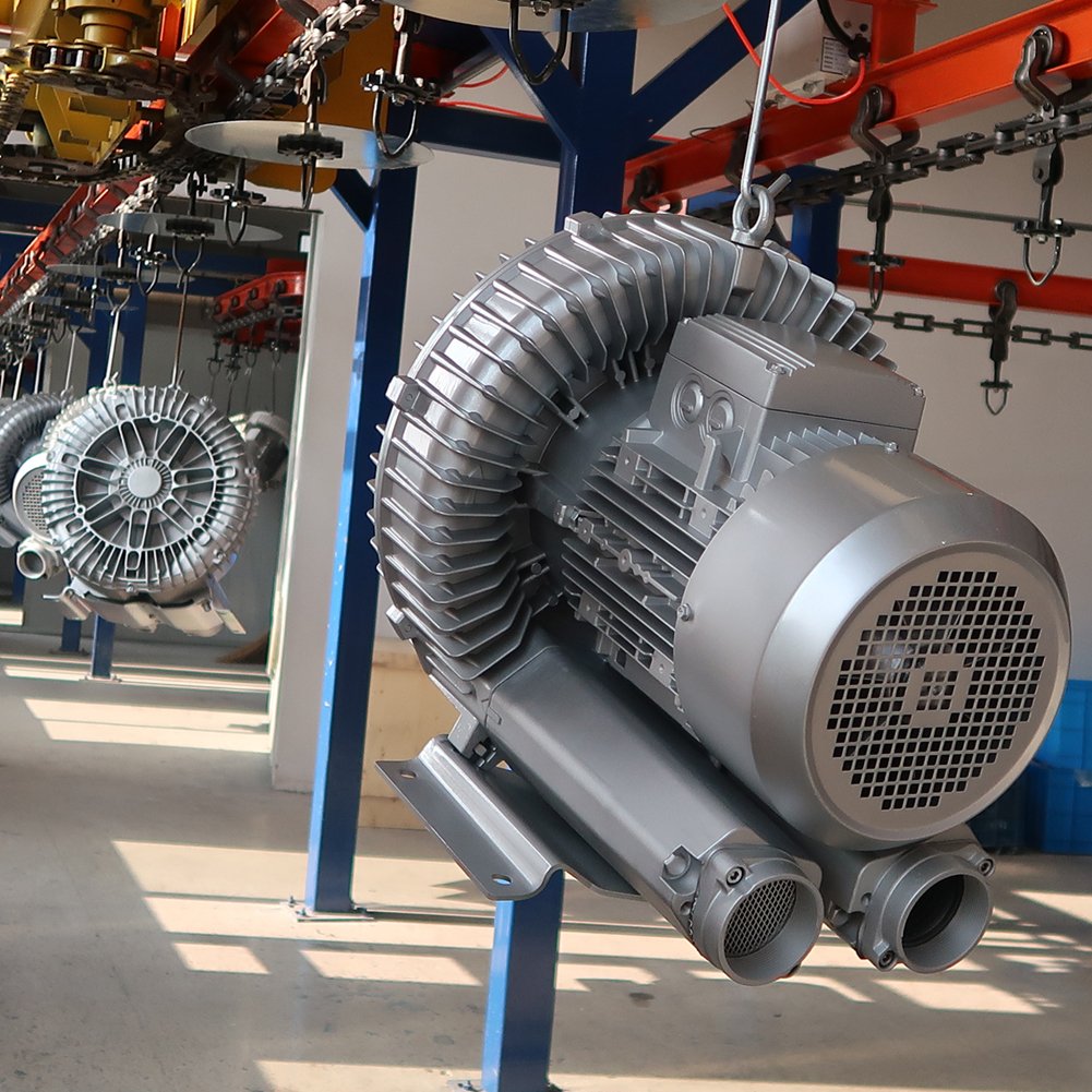 Oil-free Water-free Industrial Regenerative Vacuum Blower 7.5kw 9kw Ring Blower for Air Knife Drying