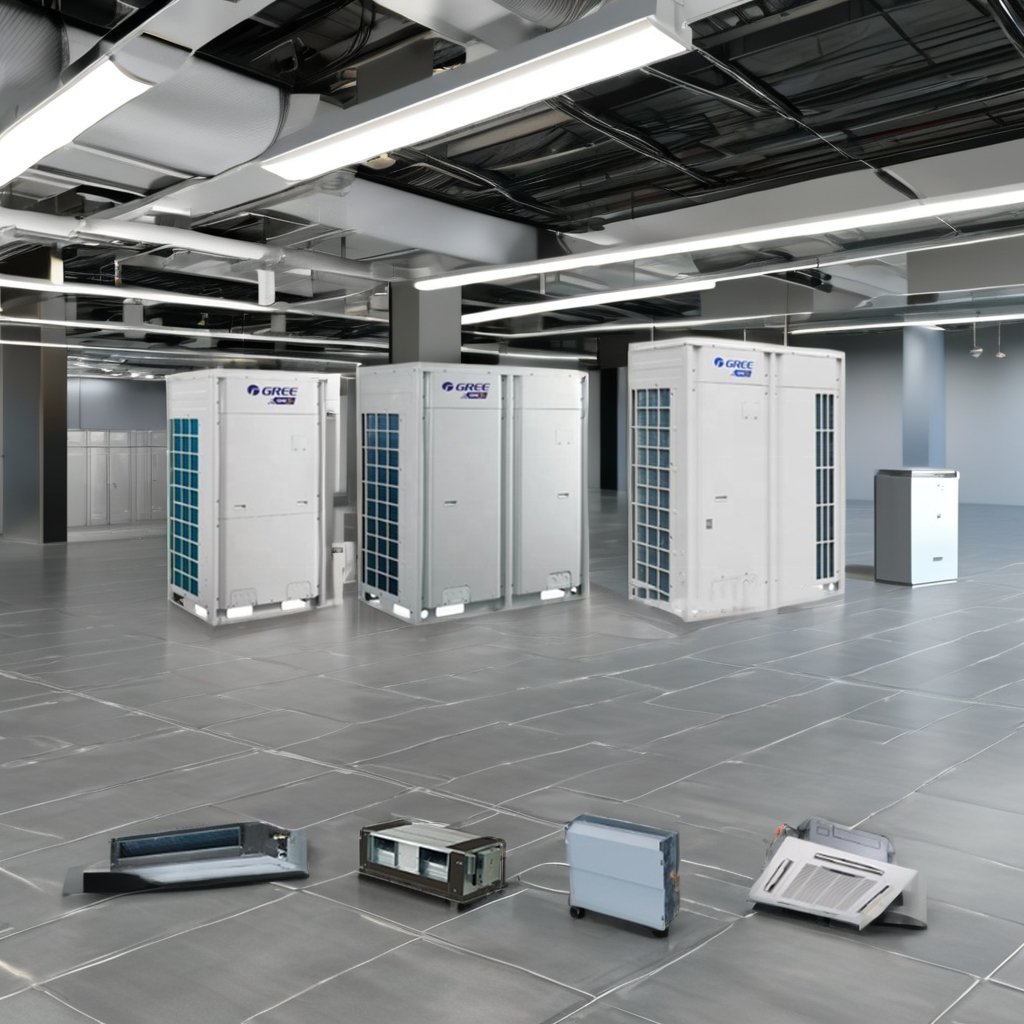 Inverter VRF/VRV System New Multi-Split Industrial Air Conditioning for Hotels with Compressor As Core Component