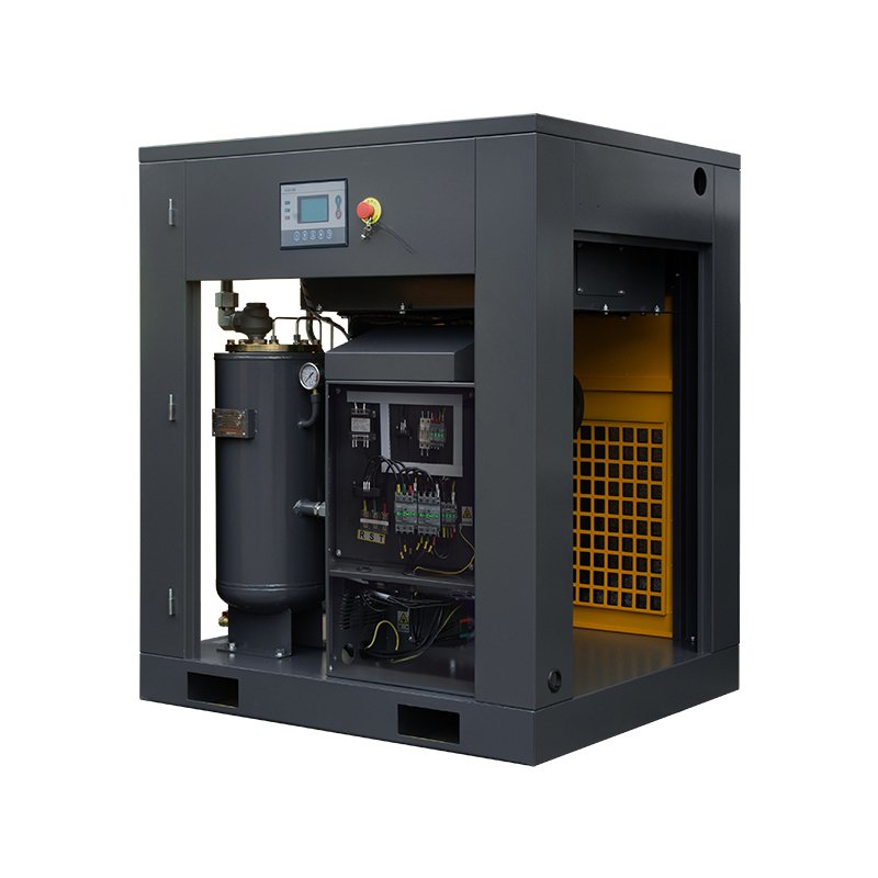 HANDE Screw Air Compressor 15KW 20HP 8/10/12Bar 380v 440v 220v Fixed Speed Power Frequency Direct Drive Industrial Compressor