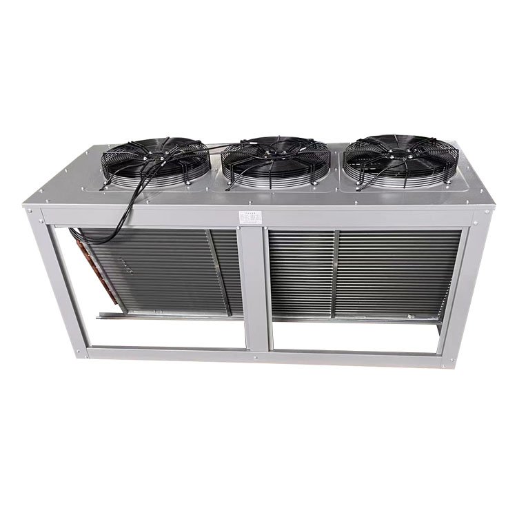 V-type Air-cooled Condenser with 3 Fan Condenser Evaporator Coil for Condensation Device
