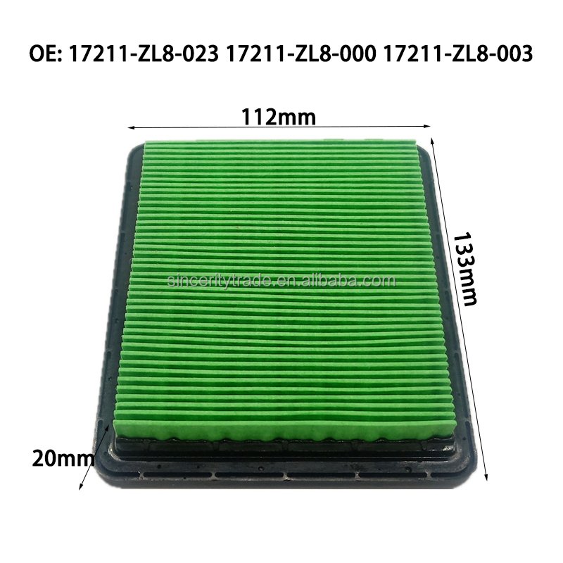 Hot Sale Cabin Filter 17211-ZL8-023 for Honda Lawn Mower Filter element