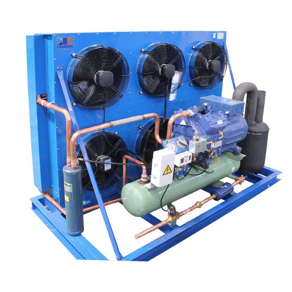 Air Cooled Bock GEA Condensing Unit With Refrigeration Compressor for Cold Storage