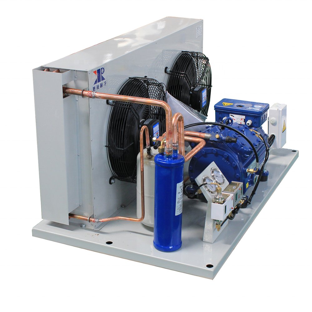 Air Cooled Bock GEA Condensing Unit With Refrigeration Compressor for Cold Storage