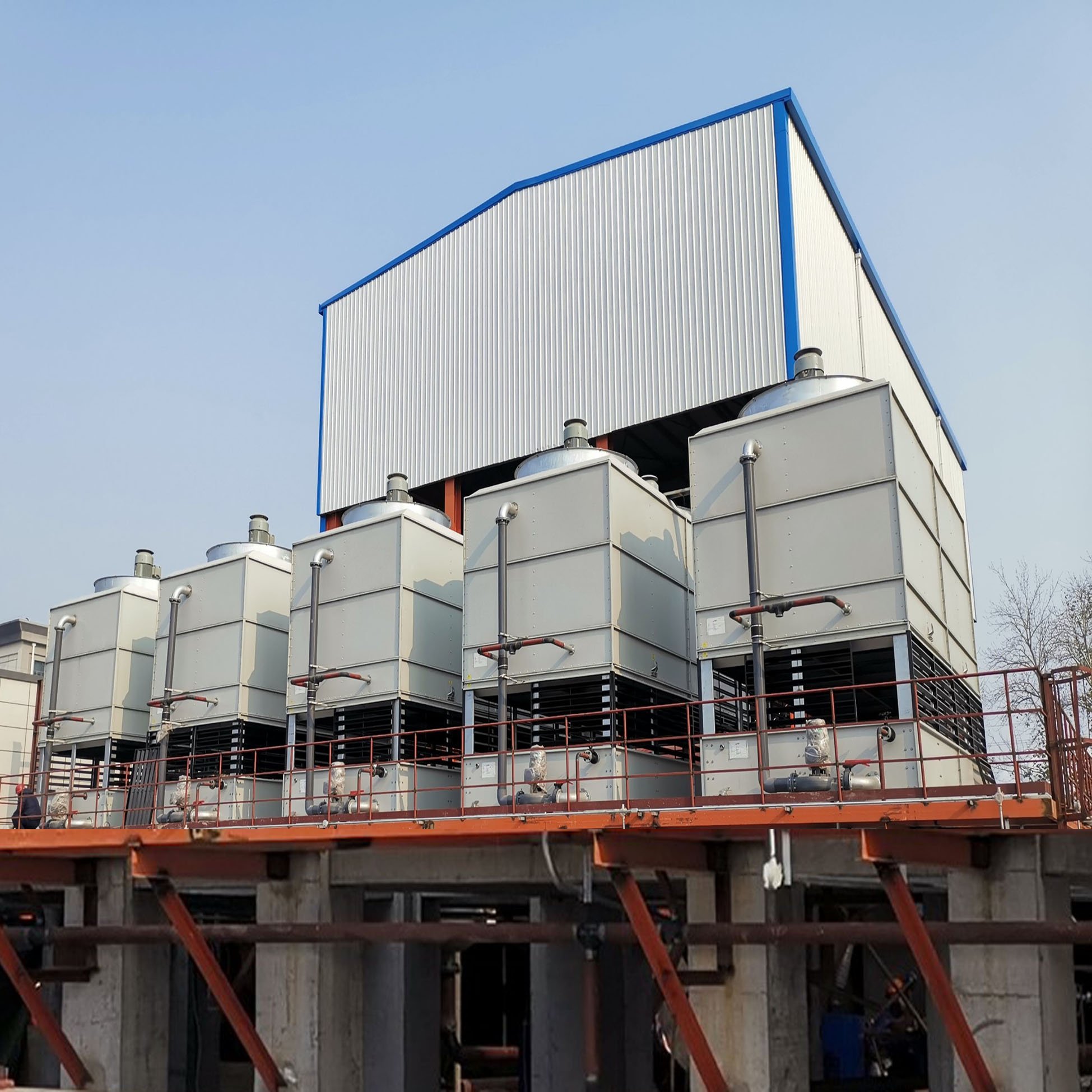 Low Temperature Waste Heat Power Generation System Evaporator, Evaporation Condensation Industrial Cycle
