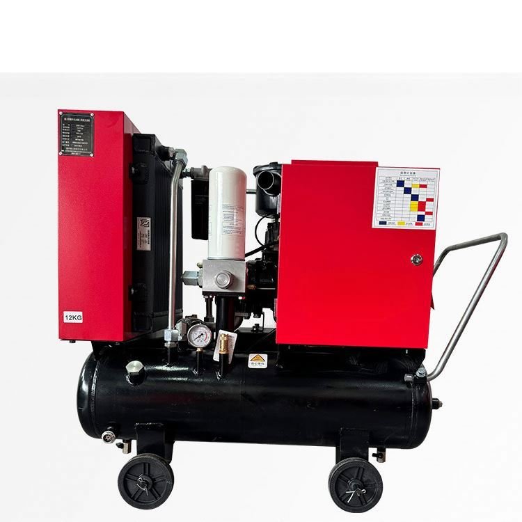 ANDUUK Electrical Rotary Screw Air Compressor Compact Screw Compressor 4 In 1 Integrated Air Tank Screw Air Compressor For Laser