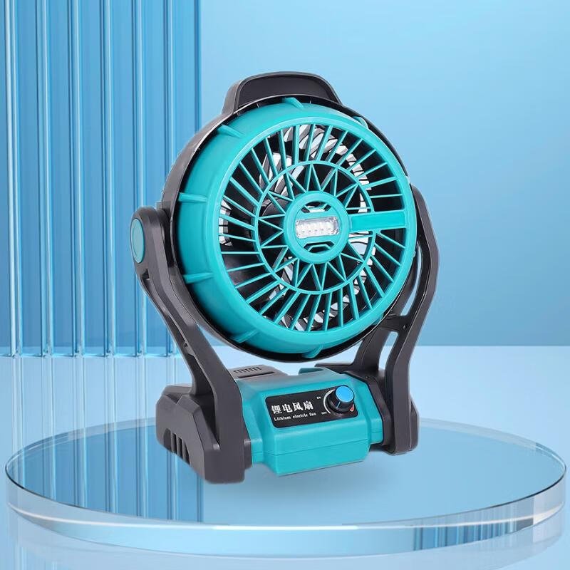Portable High-Power Industrial Grade Outdoor Blower Fan with Lithium Battery Exposed Charging High Air Volume for Household Use