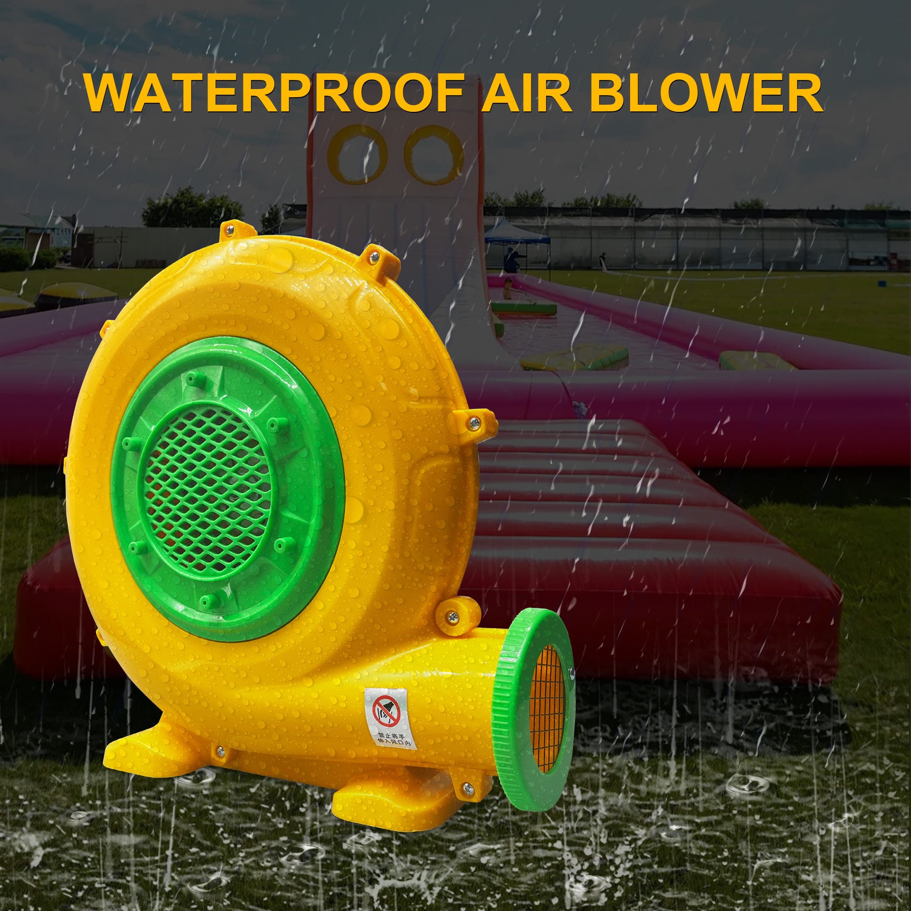 High Quality 680W Blower Large Inflatable Game Trampoline Castle Advertising Inflatable Blower