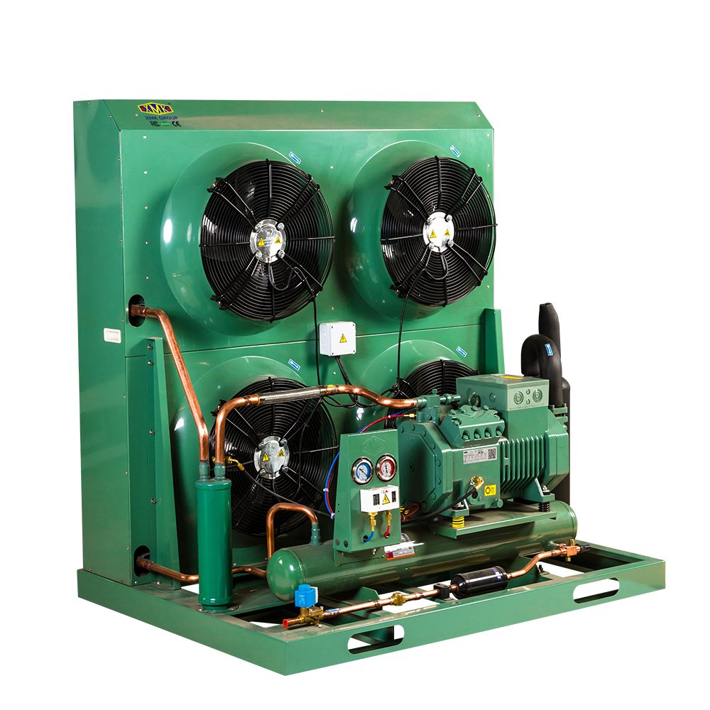 4PES-12 Semi-Hermetic Compressor Refrigeration Unit Air Cooled 10HP Condensing Unit