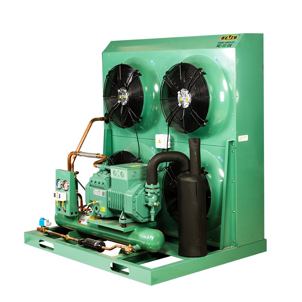 4PES-12 Semi-Hermetic Compressor Refrigeration Unit Air Cooled 10HP Condensing Unit