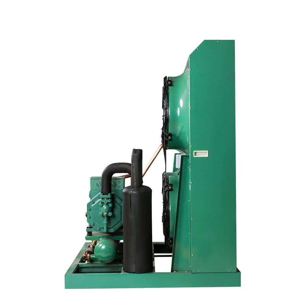 4PES-12 Semi-Hermetic Compressor Refrigeration Unit Air Cooled 10HP Condensing Unit
