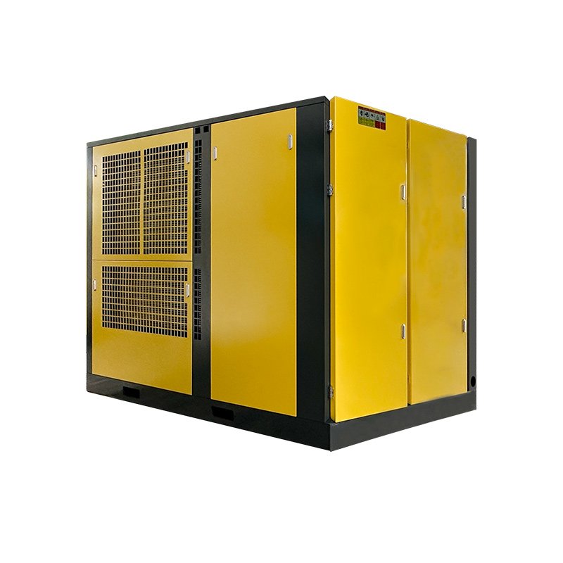 HANDE 110kw Custom Two Stage PM Air Compressor 8Bar 10Bar Air Cooling 380V Variable Frequency Dual Stage Screw Air Compressor