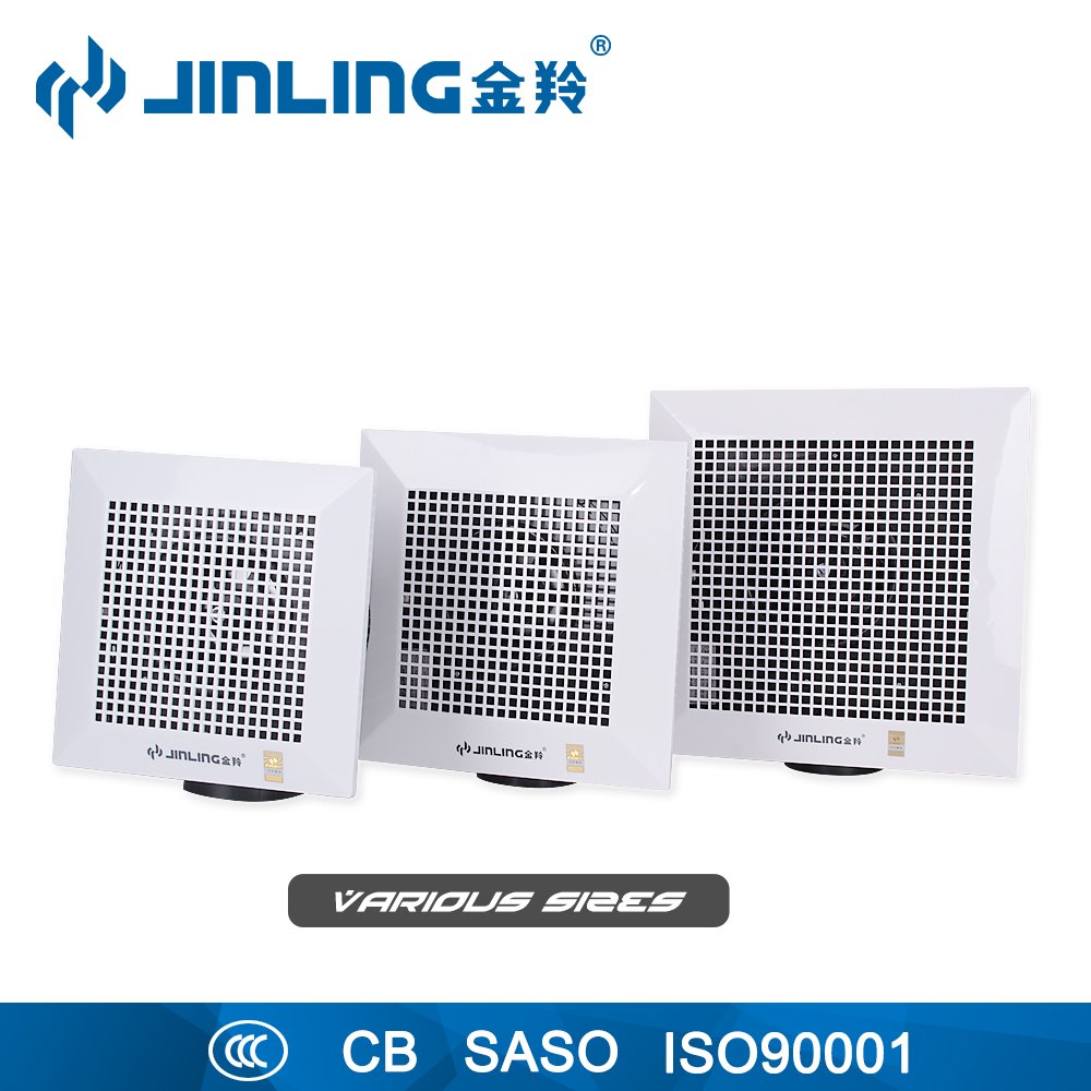 Full Metal Casing High Quality Motor Ventilation Fans Ceiling Mounted Bathroom Ventilating Exhaust Fan