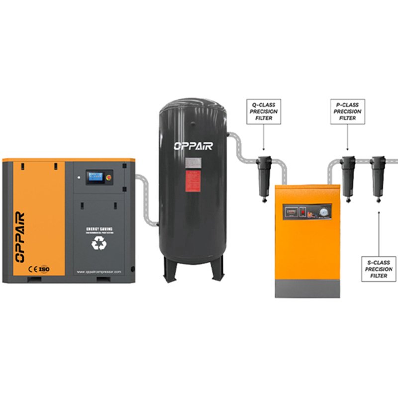 OPPAIR 10Hp 7.5Kw Combined Screw Air Compressor