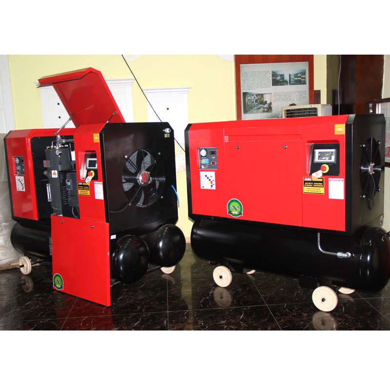 20HP 15KW All in One Rotary Screw Air Compressor 10bar 16bar Compressor with 500 Litre Tank Air Dryer for Sand Blasting
