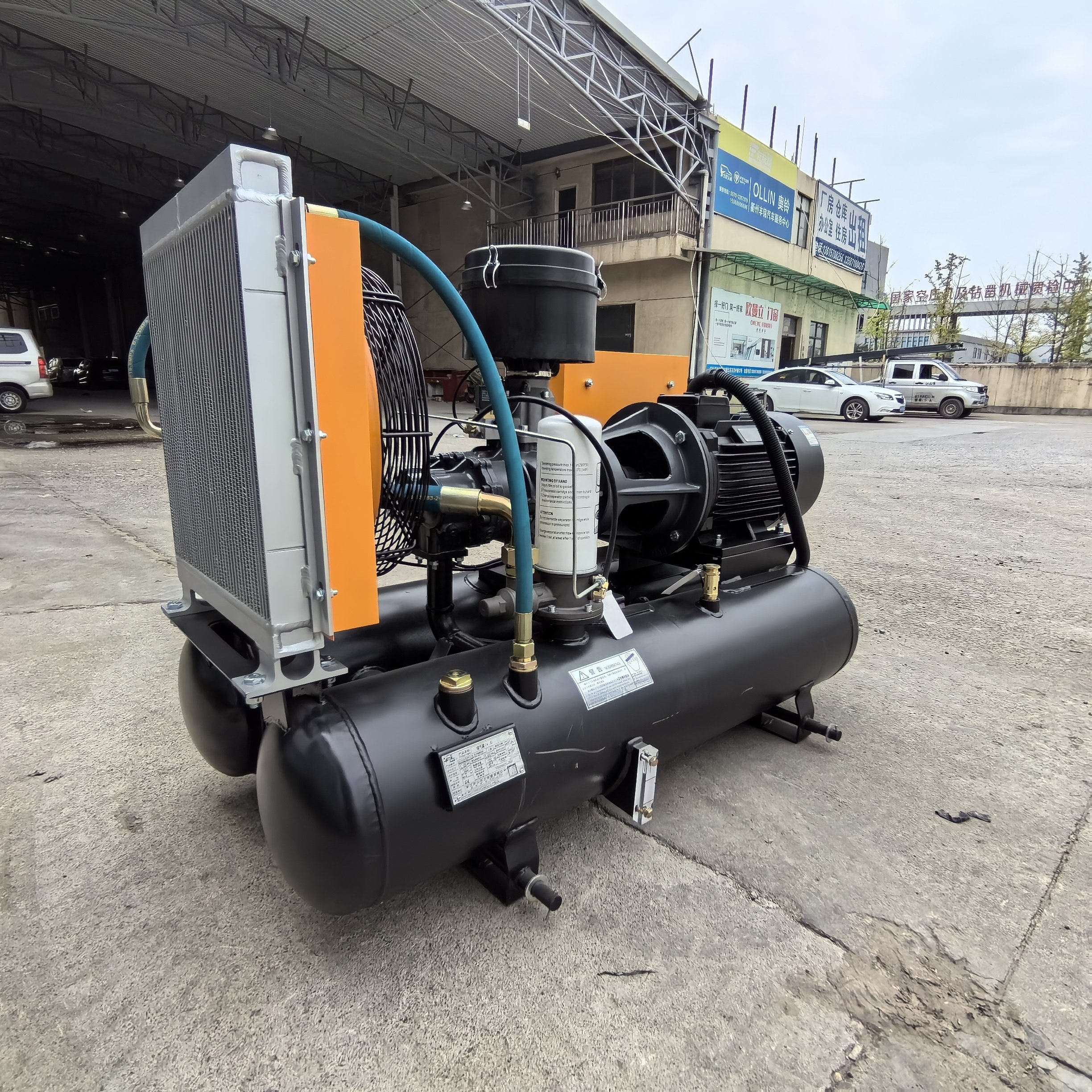 Kaishan LGY-3.6/8G Direct Driven Wheel Mounted Portable Screw air Compressors for Stone Quarrying