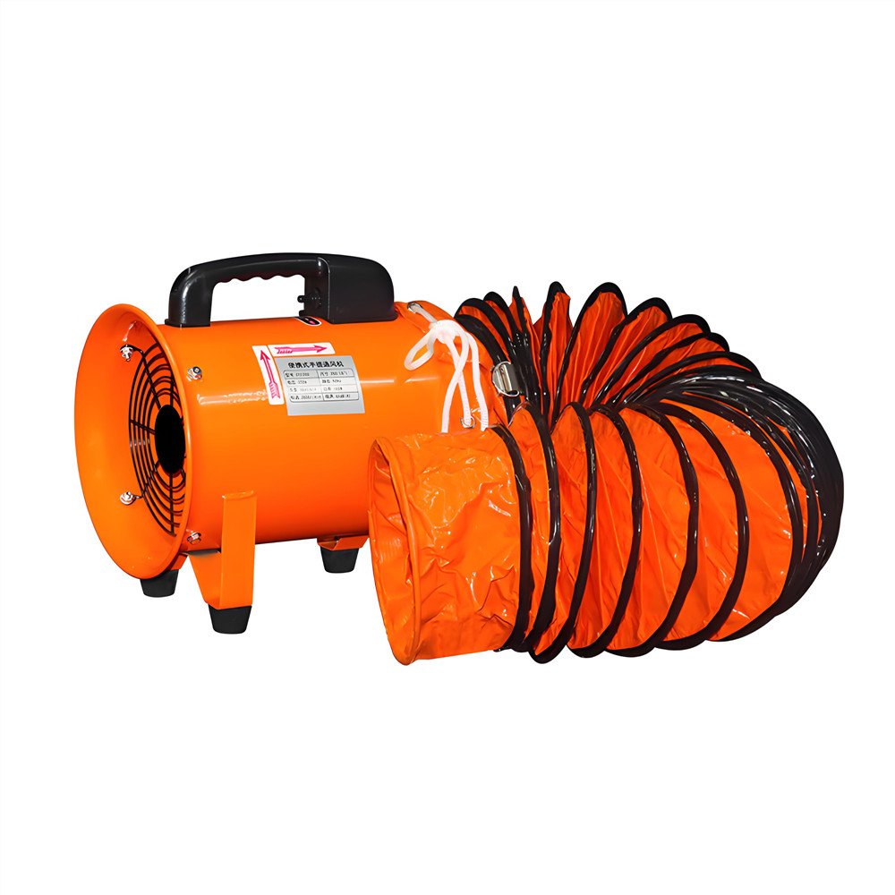 8'' ~24'' Super Speed Portable Ventilation Fans Duct Fan Axial Flow Fan AC Aluminum Push/ Press Button European Plug 50hz
