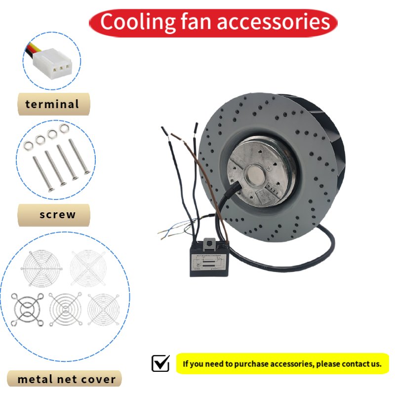 FULLTECH UF180APA23H1C2A 180mm AC230V 70/81W FULLTECH Ac Exhaust Centrifugal Direct Fan for Servo Motor Inverter Blower Fan