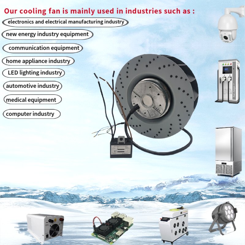 FULLTECH UF180APA23H1C2A 180mm AC230V 70/81W FULLTECH Ac Exhaust Centrifugal Direct Fan for Servo Motor Inverter Blower Fan