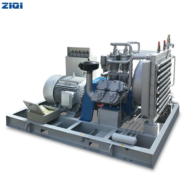 Industrial High Pressure Natural Gas Piston Air Compressor for Gas Filling Station With Water Cooled