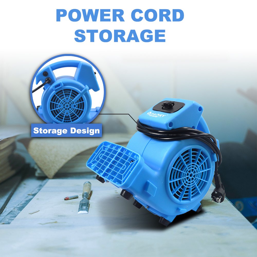 $19.99 Mini air Mover Carpet Dryer 1/8HP ETL CETL CE SAA Floor Fan Blower Daisy Chain for Water Damage restoration Cleaning Dry