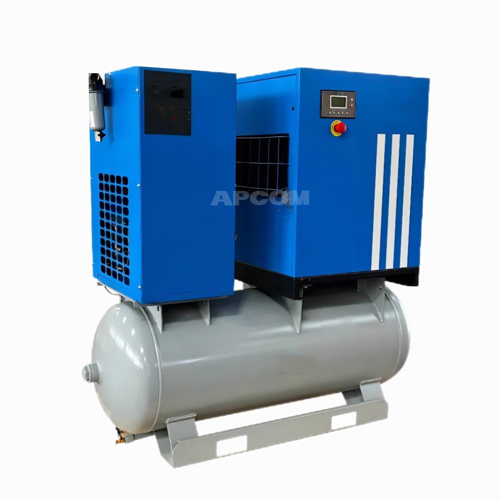 APCOM High Pressure 12bar 16bar 20bar Air-compressor 15kw 22kw 12 16 20 bar Piston Screw air Compressor for Fiber Laser Cutting