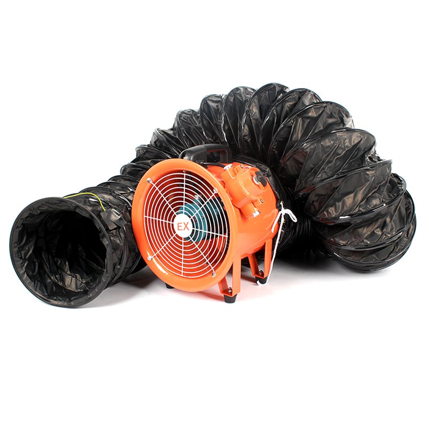 300mm Standing Folding High Speed Exhaust Fans Flow Blower Air Pneumatic Ventilation Fan