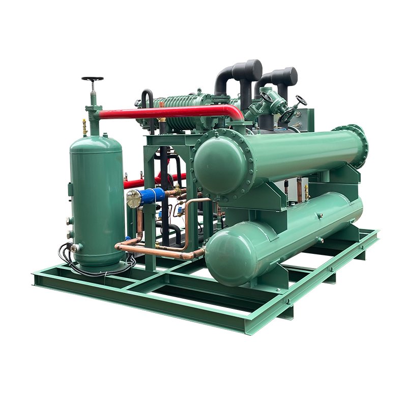 Low Temperature Refrigeration Equipment 30HP Huarui Screw Compressor Single Screw Air-cooled Condensing Unit
