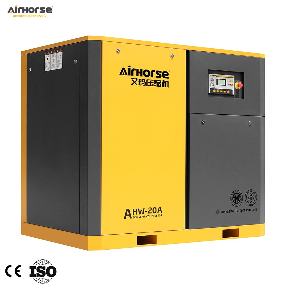 7.5kw 10hp 1000 Liter Hot Sale AirHorse Brand Water Lubrication 100% Oil-free Screw Air Compressor