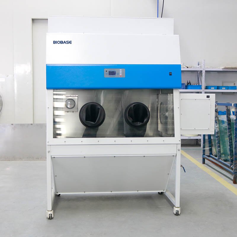 BIOBASE Class III Biological Safety Cabinet with with ULPA Filtered Supply and Exhaust air Safety Cabinet for Lab