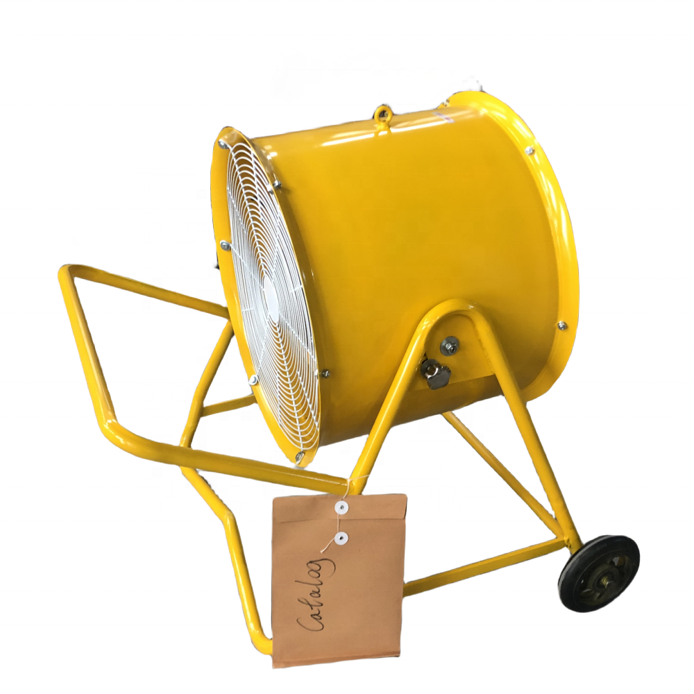 Industrial Blower Customized Portable Ventilation Exhaust Fan Movable Axial Ventilation Fan with Wheels Movable Axial Fan