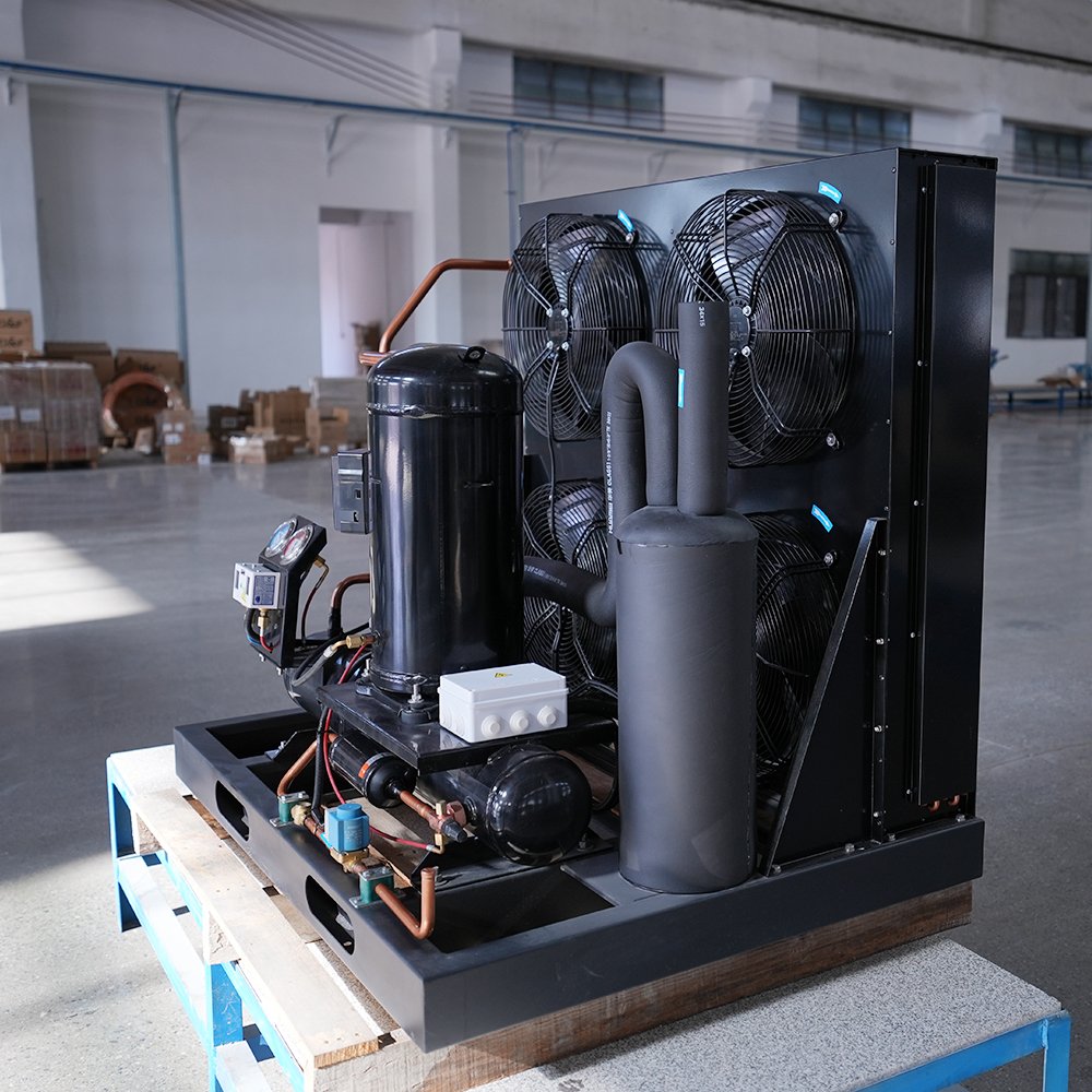Factory 3hp 5hp 6hp Condenser Unit for Walk in Cooler Air Condenser