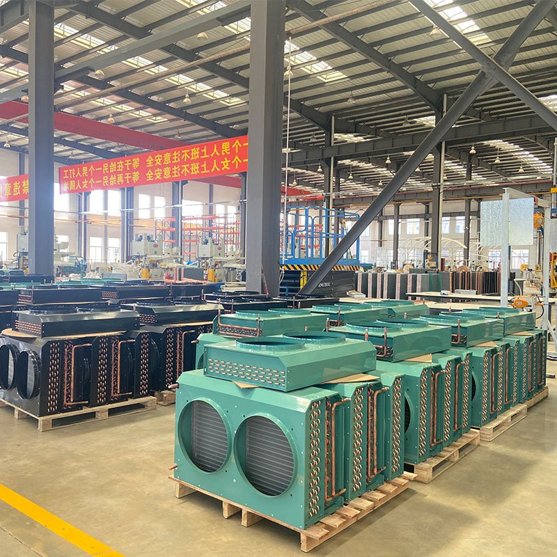 Cold Room Condenser OEM Cold Room Fan Unit Cooler Ammonia Air Cooled Evaporator With Condensing Unit