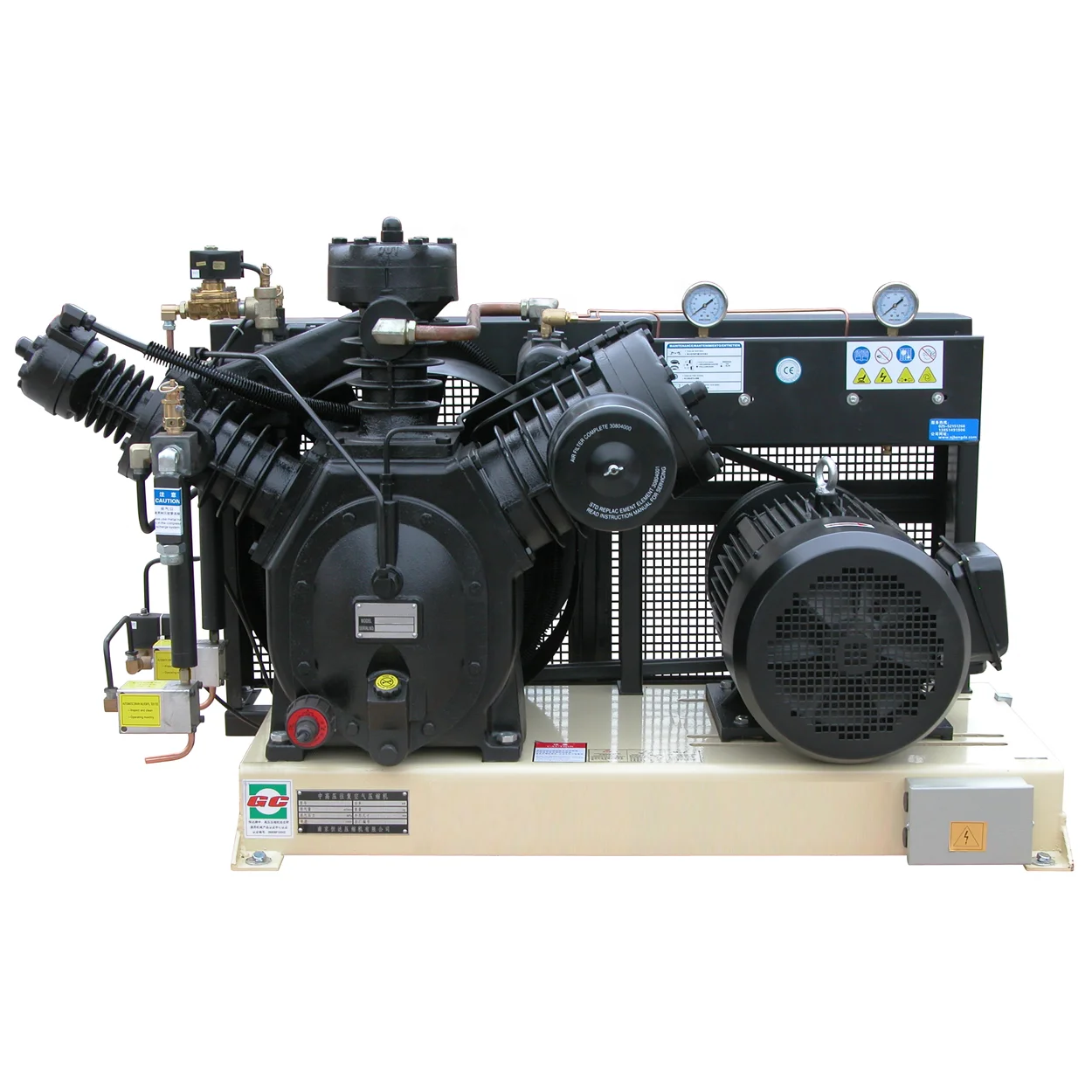 Air Compressor Oil-less Oilless Oil-free Piston Compressor Nanjing Supplier Hot Selling 2024