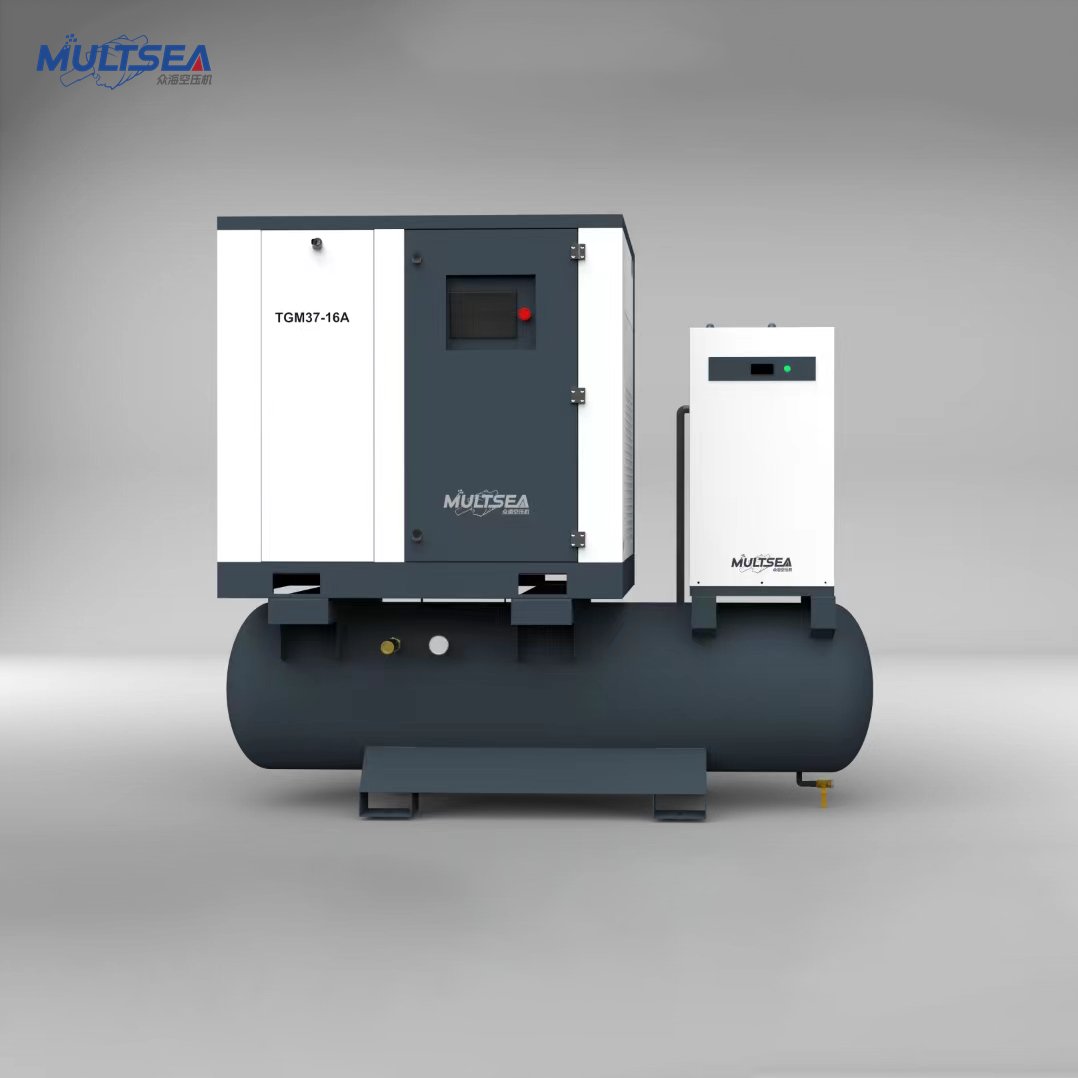 Rotary Type Air Compressor 7.5kw 11kw 15kw 22kw 8bar 10bar 16bar Screw Air Compressor With Air Tank