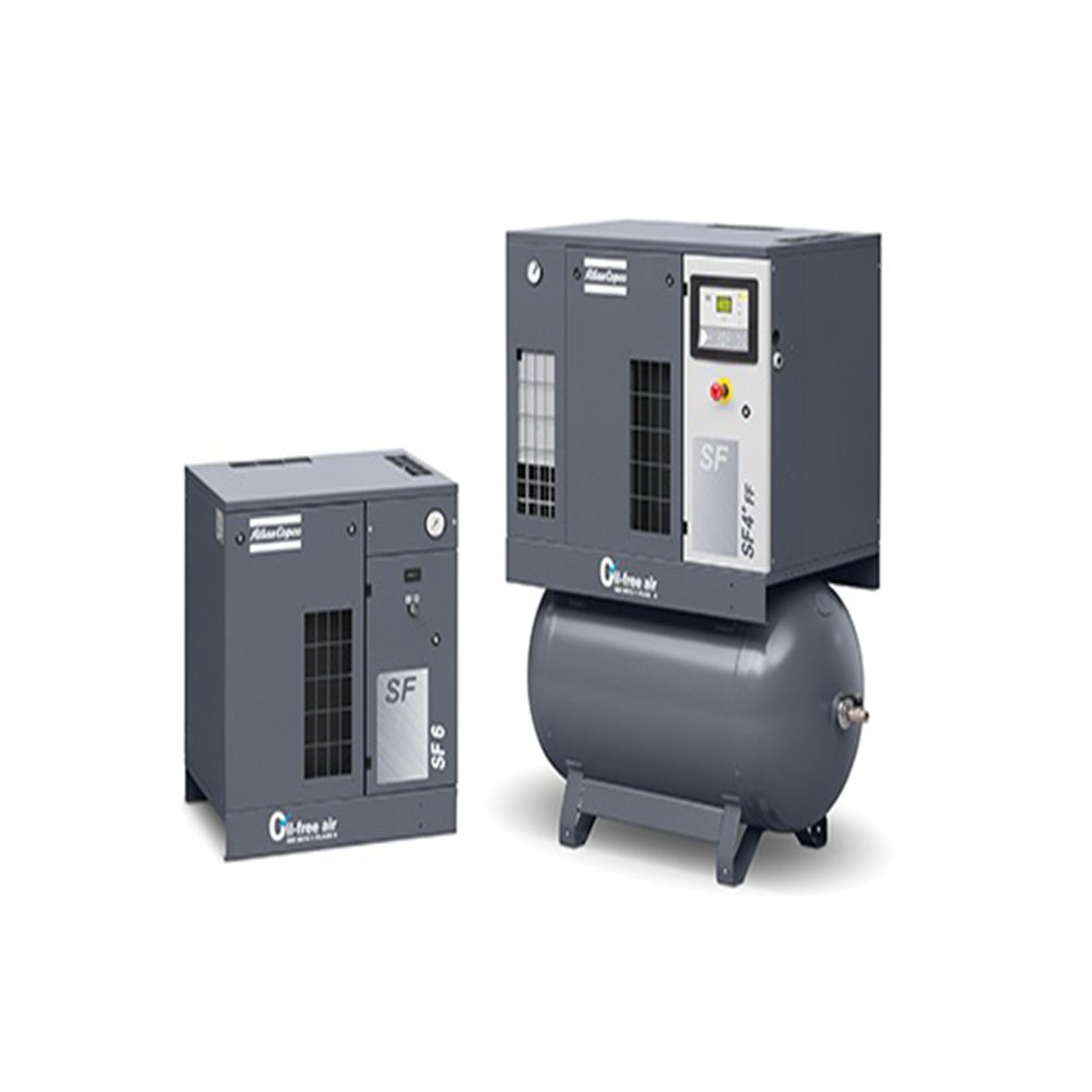Oil Free Scroll air Compressor Atlas Copco SF8 SF8+ SF8FF Atlas Copco air Compressor