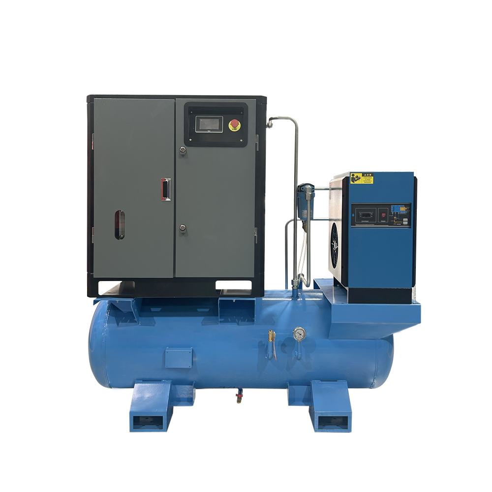 Nanxiang 7.5kw-30kw Screw Type Air Compressor 3-In-1 Portable Screw Air Compressor 13bar All in One Pm Vsd Screw Air Compressor